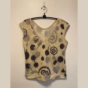 Stussy Girls Stu Stencil 2 Way Tee NWOT – Khaki Size M